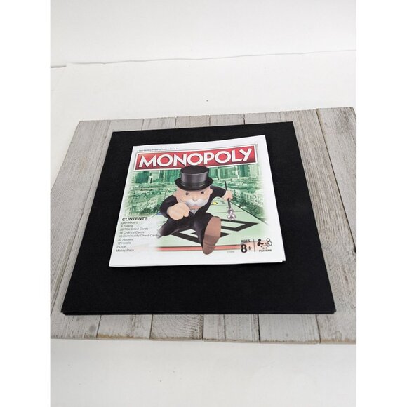 Vintage 2016 Monopoly Edition Game Replacement Board Instructions - Picture 1 of 9